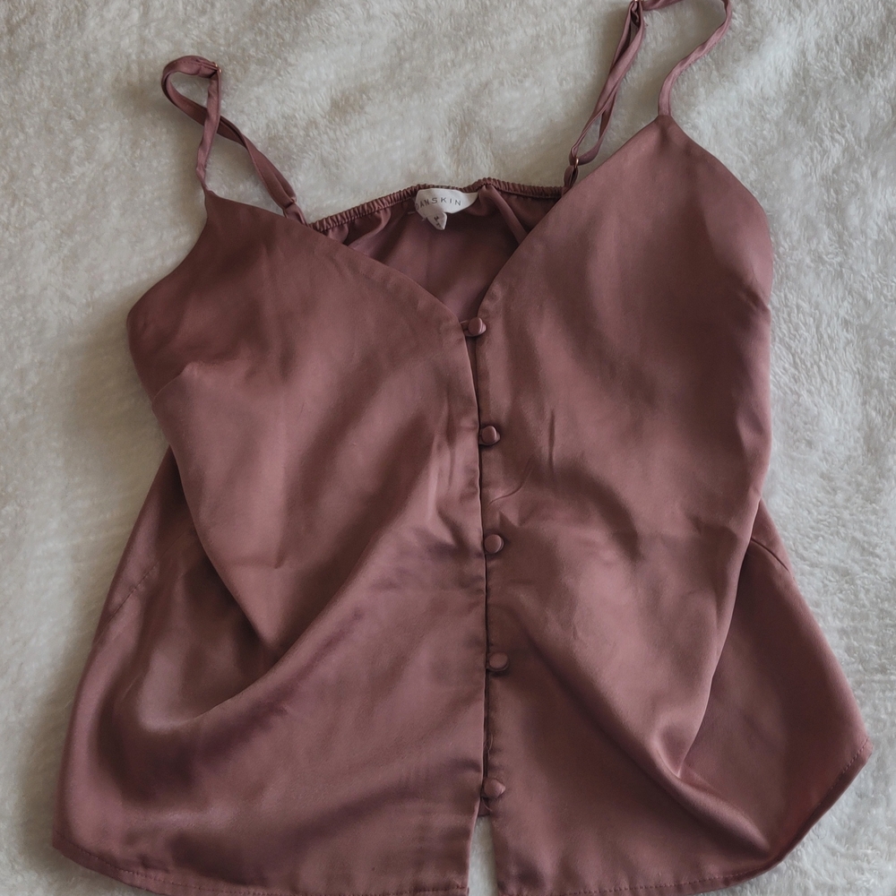 Danskin Mauve Satin Camisole